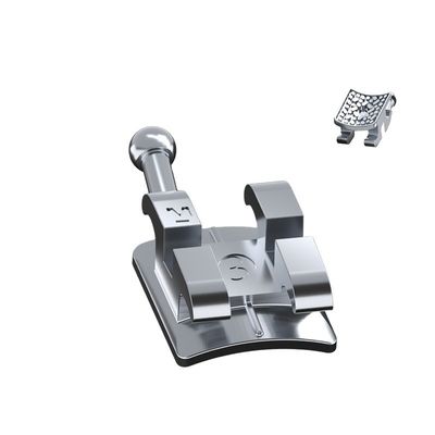 DTC Mim Monoblock Orthodontic Laser Dental Bracket MBT Roth Metal Brace with 3W/Hook