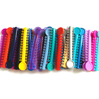 ISO Standard Colorful Elastics Ligature Rings for Comfortable Orthodontic Treatment