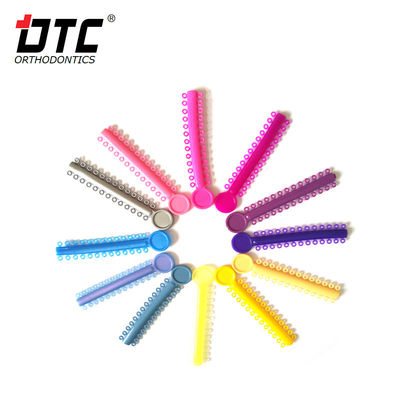 ISO Standard Colorful Elastics Ligature Rings for Comfortable Orthodontic Treatment