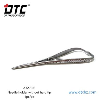 Stainless Steel DTC Popular Orthodontic Plier Needle Holder with Hard Tip ISO Standard