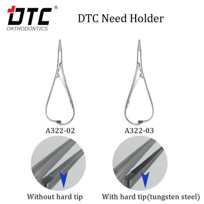 Stainless Steel DTC Popular Orthodontic Plier Needle Holder with Hard Tip ISO Standard