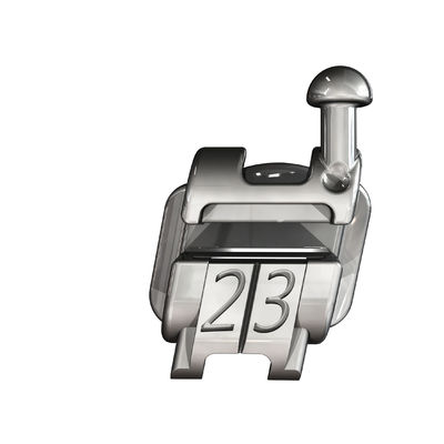 Manual Power Source 's Self Ligating Sandblasted MBT Brackets for Orthodontic Solution