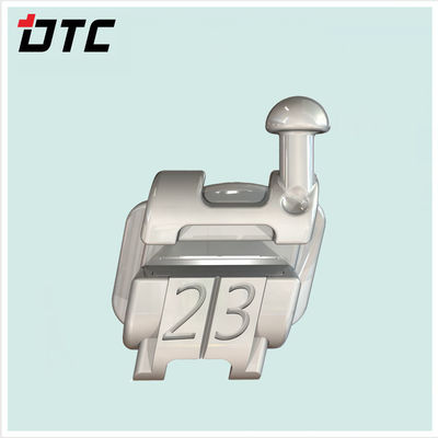 Manual Power Source 's Self Ligating Sandblasted MBT Brackets for Orthodontic Solution
