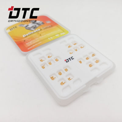CE Certified DTC Orthodontic Dental Roth MBT Golden Delicate Series Brackets with Hooks Machinery Power Source