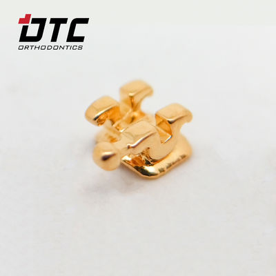 CE Certified DTC Orthodontic Dental Roth MBT Golden Delicate Series Brackets with Hooks Machinery Power Source