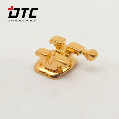 CE Certified DTC Orthodontic Dental Roth MBT Golden Delicate Series Brackets with Hooks Machinery Power Source