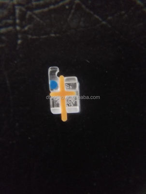 CE Certification DTC Dental Orthodontic Sapphire Roth MBT Brackets Braces Hook Type 5