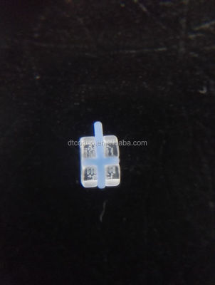 CE Certification DTC Dental Orthodontic Sapphire Roth MBT Brackets Braces Hook Type 5
