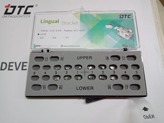 CE Standard DTC Orthodontic Lingual Brackets for Mini Size Orthodontic Treatment