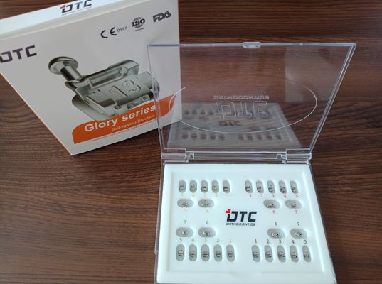 Powerful Machinery Steel Orthodontic MBT Roth Bondable Self-ligating Bracket for Dental