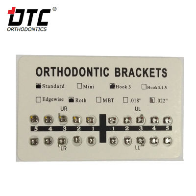 Shelf Life of 3 Years Sweet Series Orthodontic Roth Bracket 0.018&quot; with 0.018&quot; Slot