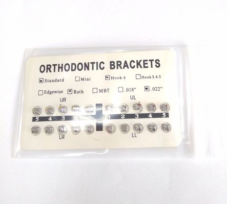 Shelf Life of 3 Years Sweet Series Orthodontic Roth Bracket 0.018&quot; with 0.018&quot; Slot