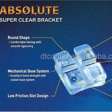 Achieve a Perfect Smile with 0.022'' 0.018'' Slot Sapphire Braces from Machinery