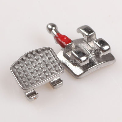 DTC Mim Monoblock Orthodontic Laser Dental Bracket MBT Roth Metal Brace with 3W/Hook
