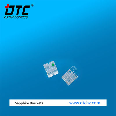 Orthodontic Treatment with DTC Sapphire Bracket Dental Brace ISO Standard