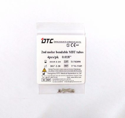1 Year Shelf Life Steel Orthodontic Sliding-MBT Buccal Tubes for Dental Professionals