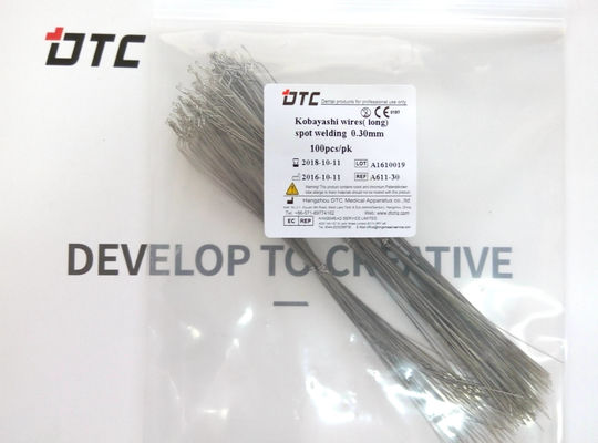 DTC Orthodontic Dental Kobayashi Wires with Hooks for Elastics Ligature Wires Durable