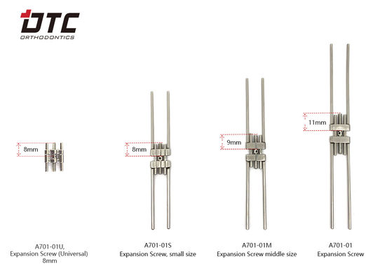 CE Certified Dental Expansion Screw for Orthodontic and Medical Treatment by DTC