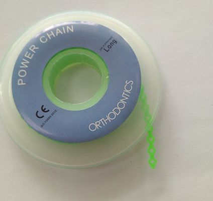 Short Orthodontic Elastic Power Chain for Quick and Convenient Braces Adjustment