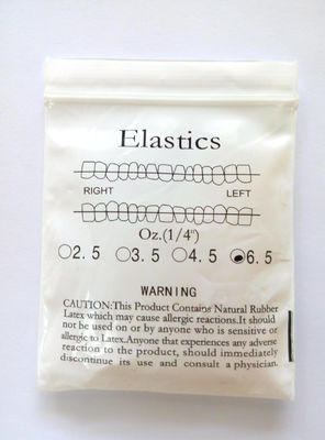Machinery-Powered DTC Ortho Dental Elastic Bands Latex Rubber O-Rings for Orthodontic