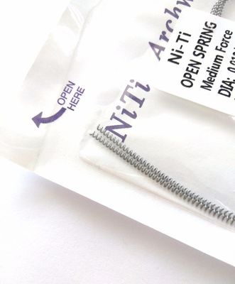 Shelf Life 3 Years Dental Orthodontic Open Coil Springs with 0.010&quot; / 0.012&quot; Diameter