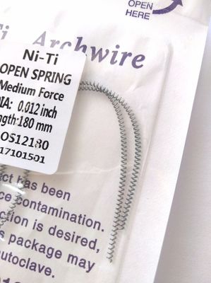 Shelf Life 3 Years Dental Orthodontic Open Coil Springs with 0.010&quot; / 0.012&quot; Diameter