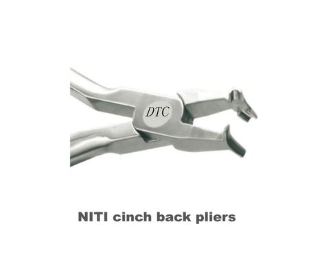 Durable Metal Dental Orthodontic NITI Cinch Back Pliers with 3 Years Shelf Life